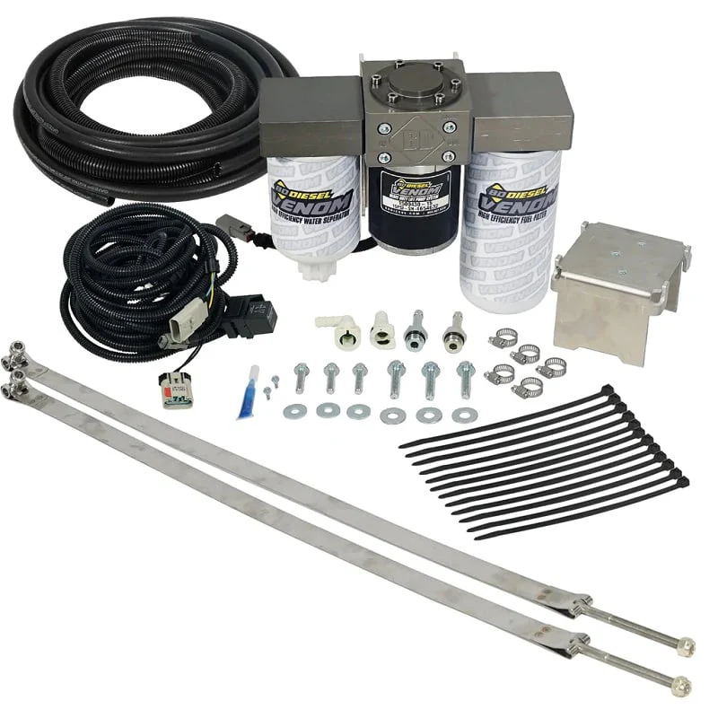 BD Venom Fuel Lift Pump with Filter and Separator 13-22 Ram 6.7L Cummins