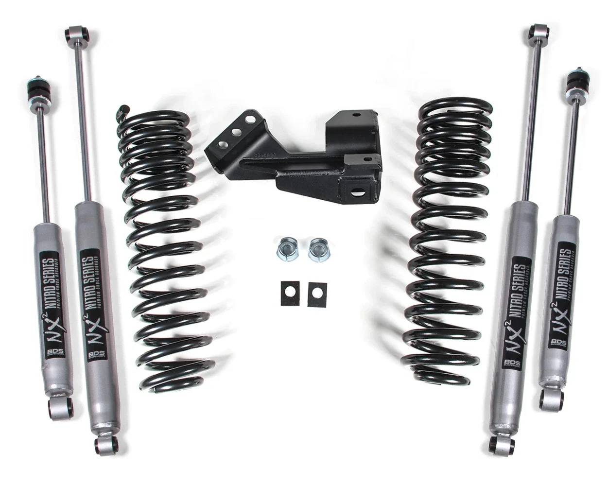 BDS Suspension Performance Spring Leveling Kit | 1" Lift 17-19 | 2" Lift 20-24 | Ford SuperDuty