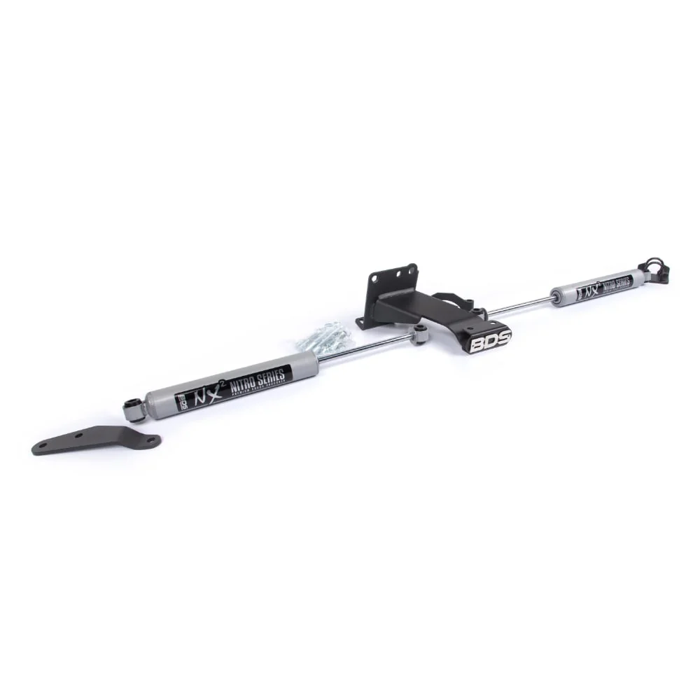 BDS Suspension Dual Steering Stabilizer Kit With Nitro/Fox Shocks T-Style Steering 19-25 Ram 2500 | 19-24 Ram 3500 - Image 3