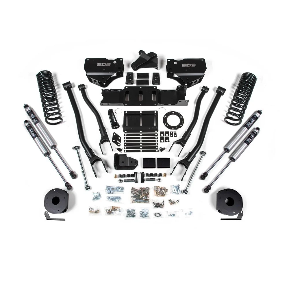 BDS Suspension 4" 4-Link Lift Kit 19-24 Ram 6.7L Cummins 2500 w/ Factory Air - Image 2