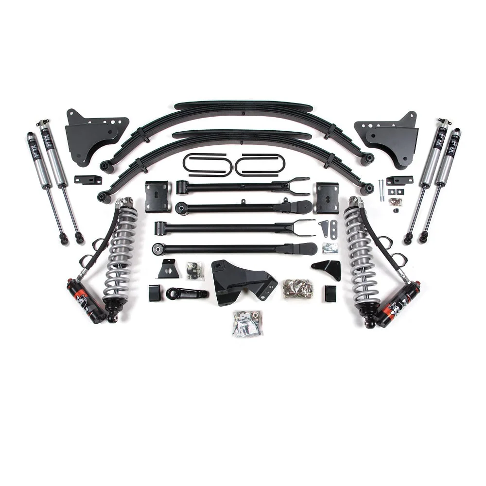 BDS Suspension 4" Lift Kit 4-Link FOX 2.5 Elite Coilover Conversion 11-16 Ford 6.7L Powerstroke 4WD - Image 4