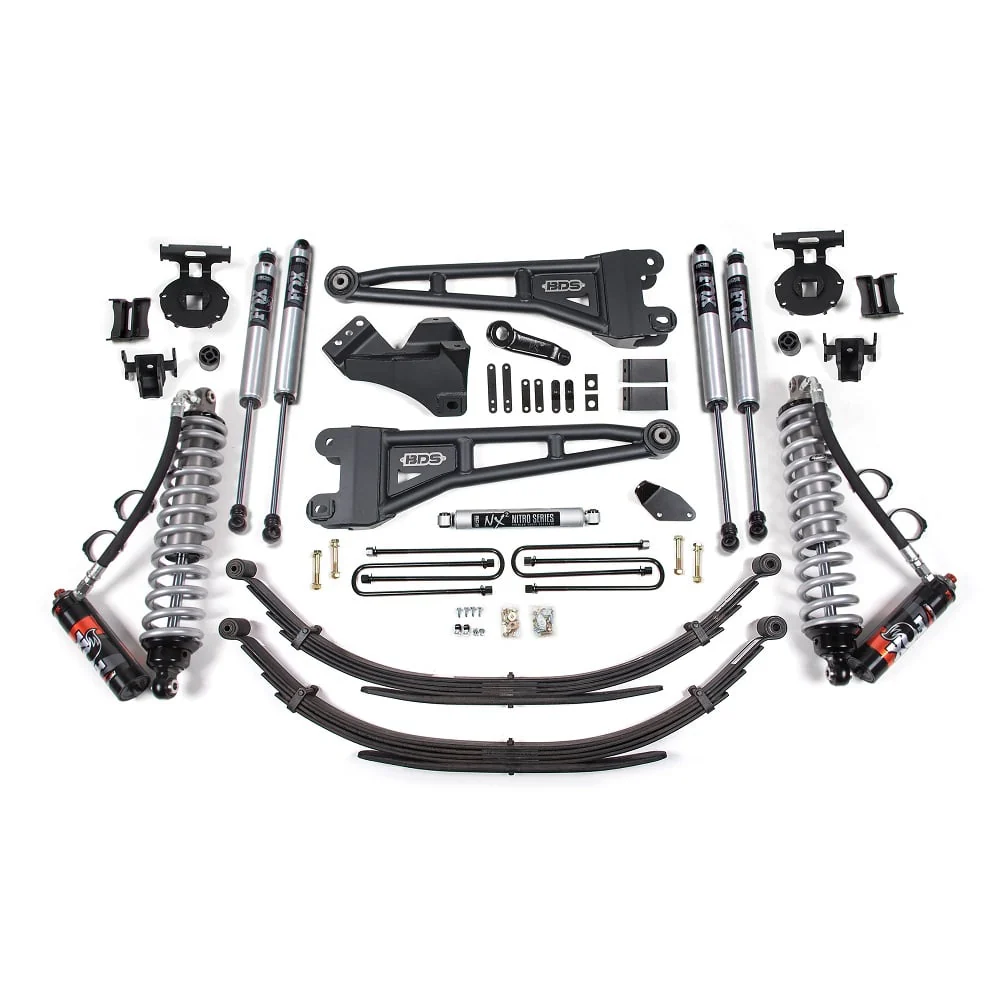 BDS Suspension 4" Radius Arm Coilover Lift Kit 05-07 Ford 6.0L Powerstroke F250 / F350 - Image 3