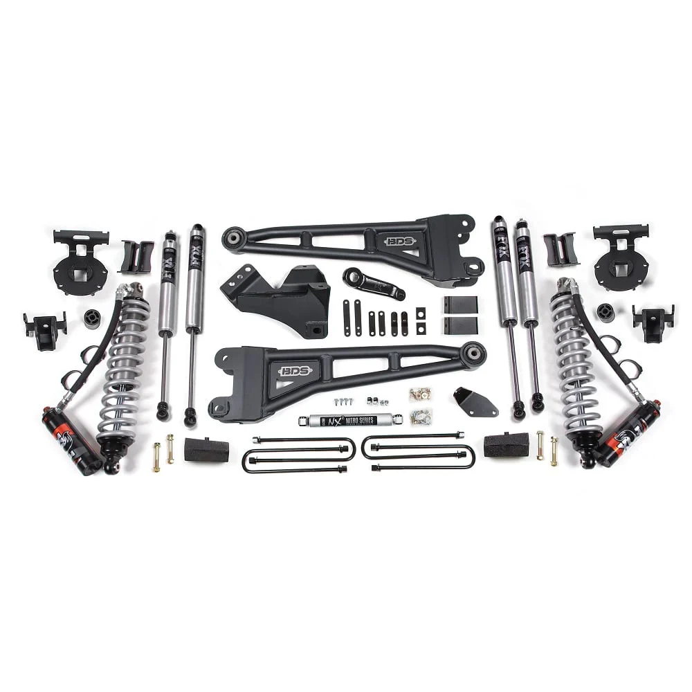 BDS Suspension 4" Radius Arm Coilover Lift Kit 05-07 Ford 6.0L Powerstroke F250 / F350 - Image 4