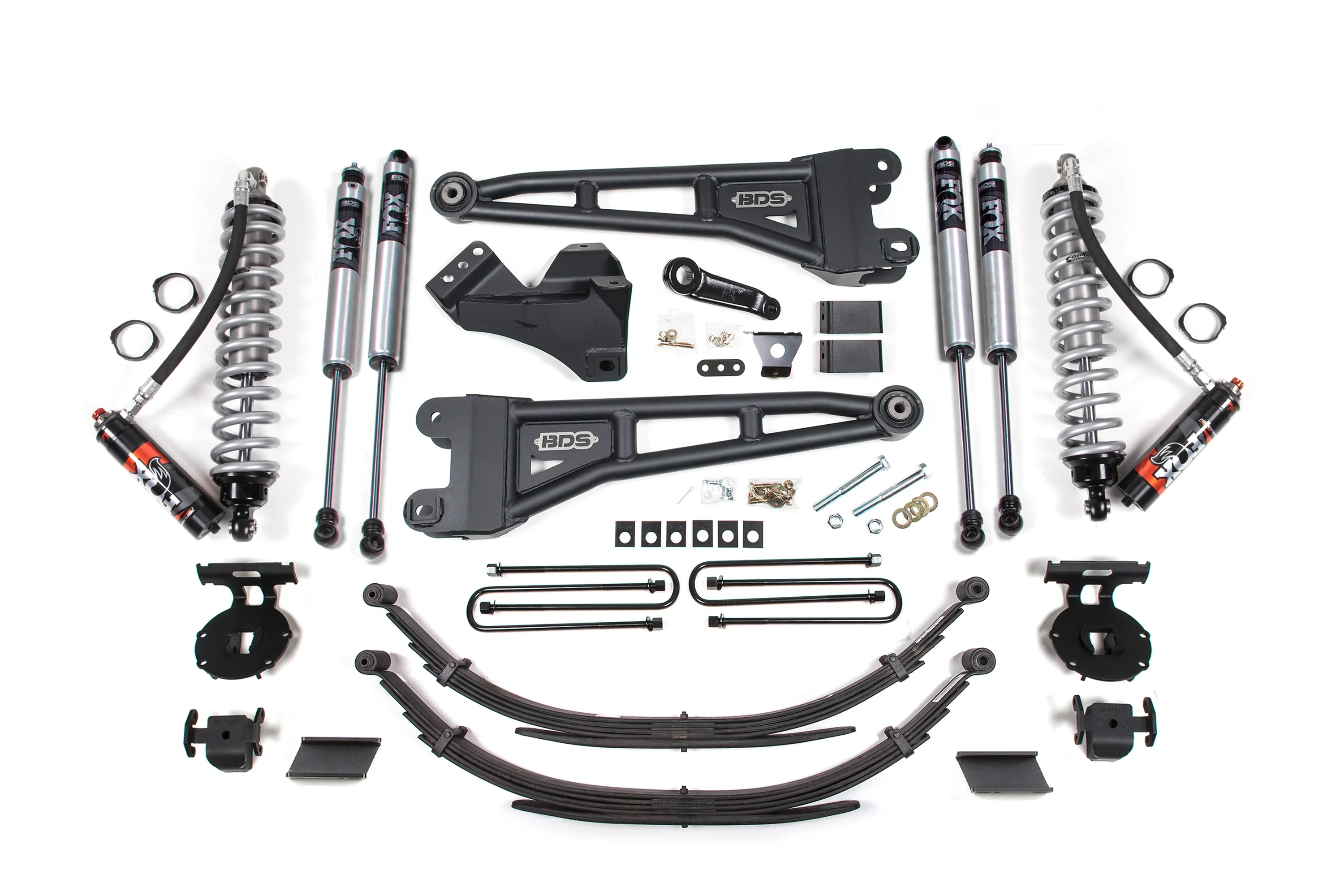 BDS Suspension 4" Radius Arm Coilover Suspension System 11-16 Ford 6.7L Powerstroke F250 / F350 - Image 2