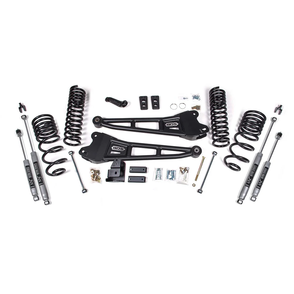 BDS Suspension 4" Radius Arm Lift Kit 14-18 Ram 6.7L Cummins 2500