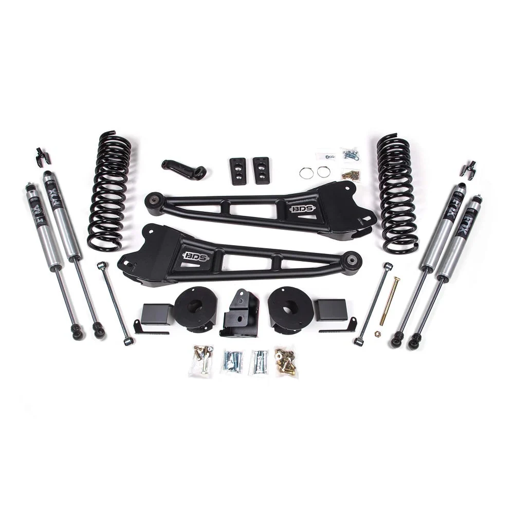 BDS Suspension 4" Radius Arm Lift Kit 14-18 Ram 6.7L Cummins 2500 w/ Factory Air Ride - Image 2