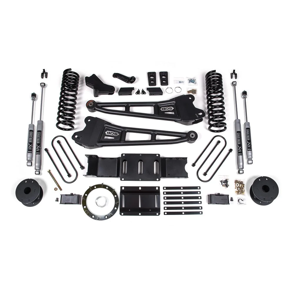 BDS Suspension 4" Radius Arm Lift Kit 19-22 Ram 6.7L Cummins 3500 w/Factory Air - Image 2