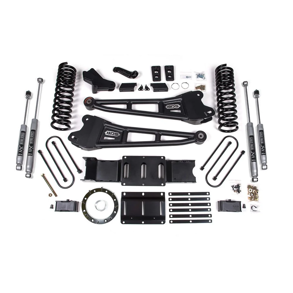 BDS Suspension 4" Radius Arm Lift Kit 19-22 Ram 6.7L Cummins 3500 w/o Factory Air - Image 2