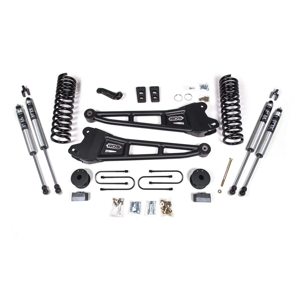 BDS Suspension 4" Radius Arm Lift Kit 13-18 Ram 3500 w/Factory Air - Image 3