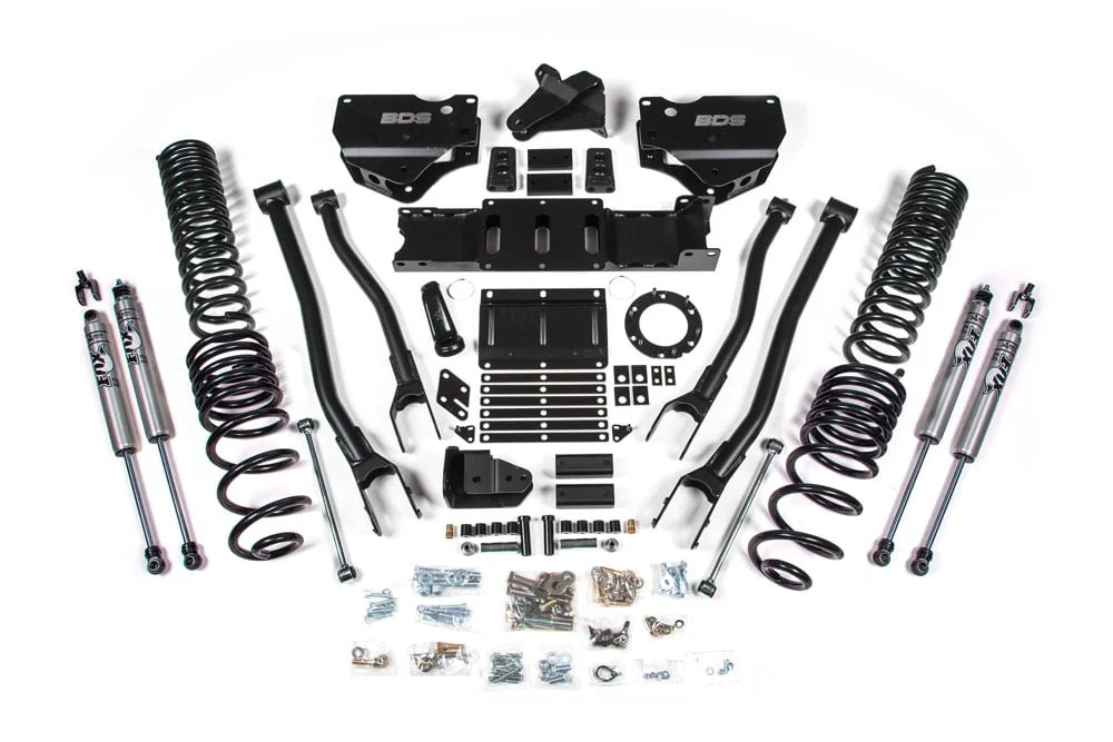 BDS Suspension 4" 4 Link Lift Kit 19-22 Ram 6.7L Cummins 2500 w/ Rear Coils - Image 3