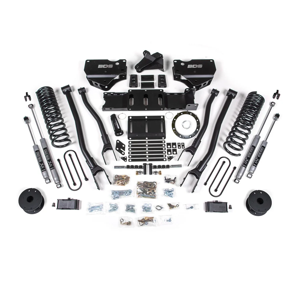 BDS Suspension 4" 4 Link Lift Kit 19-24 Ram 6.7L Cummins 3500 w/Factory Air - Image 2