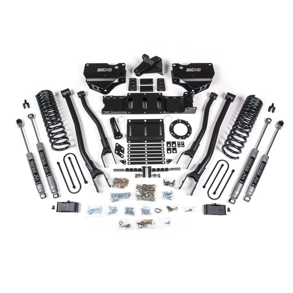 BDS Suspension 4" 4 Link Lift Kit 19-24 Ram 6.7L Cummins 3500 w/o Factory Air - Image 2