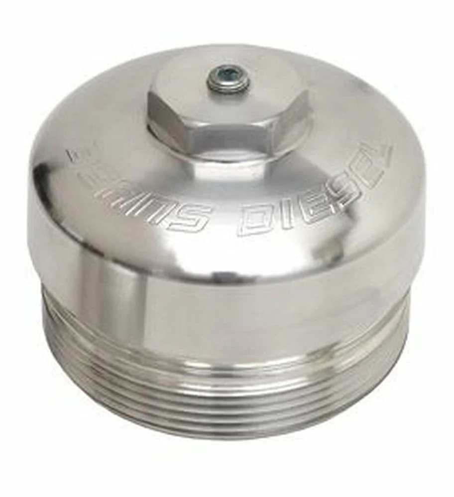 Beans Diesel Billet Oil Filter / Fuel Filter Cap 03-10 Ford 6.0L / 6.4L Powerstroke