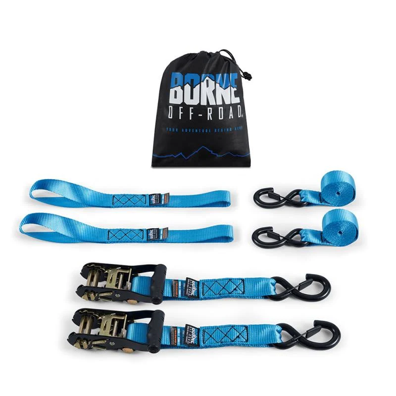 Borne Off-Road Heavy Duty Ratchet Tie-Down Kits - Image 5