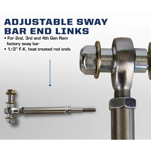 Carli 6" Stainless Sway Bar End Links 03-13 Dodge Ram 2500/3500 - Image 2