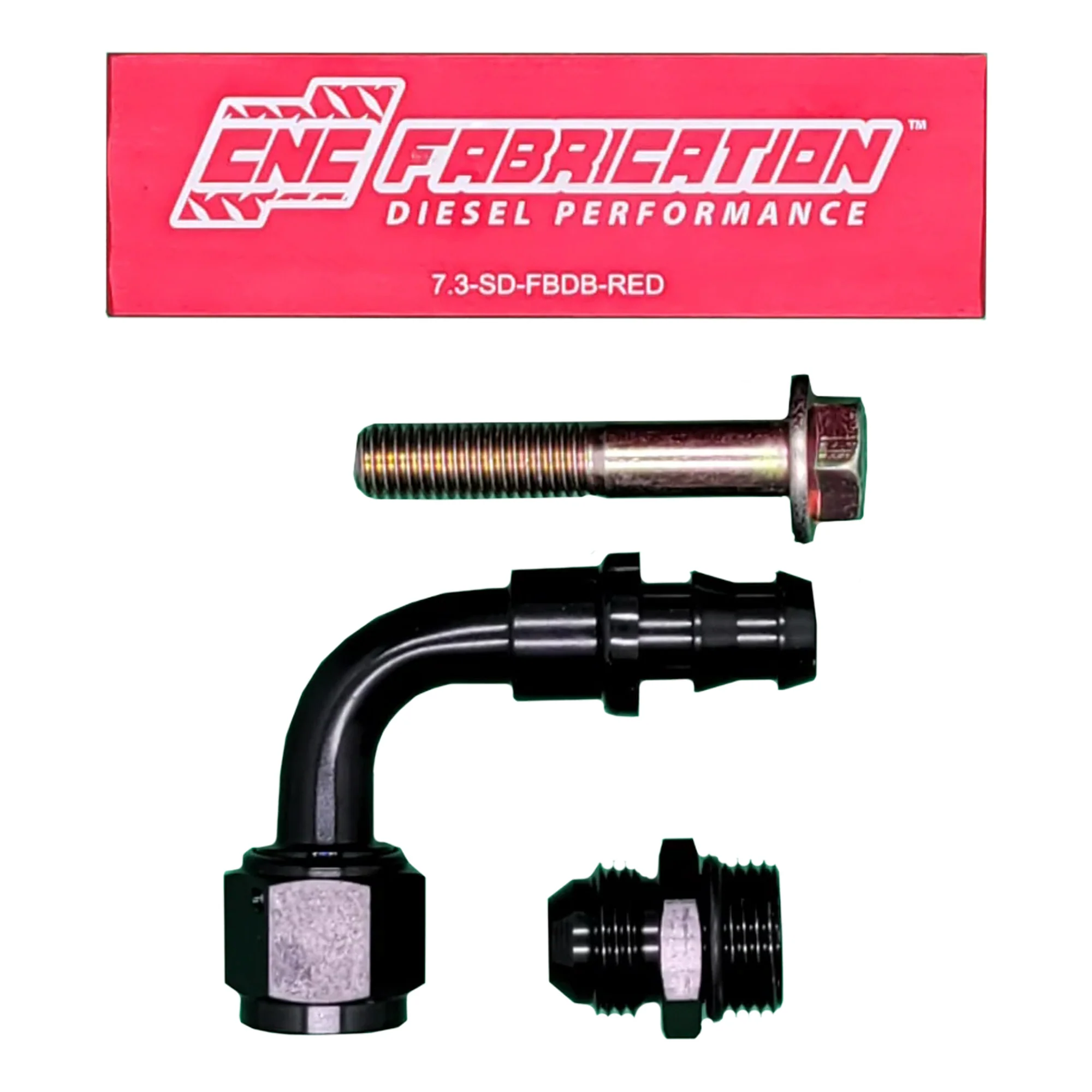 CNC Fab Fuel Bowl Delete Manifold Block 99-03 Ford 7.3L Powerstroke - Image 2