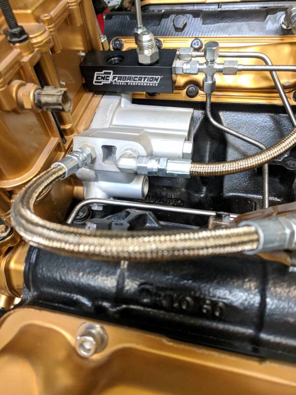 CNC Fab Fuel Bowl Delete Manifold Block 99-03 Ford 7.3L Powerstroke - Image 6