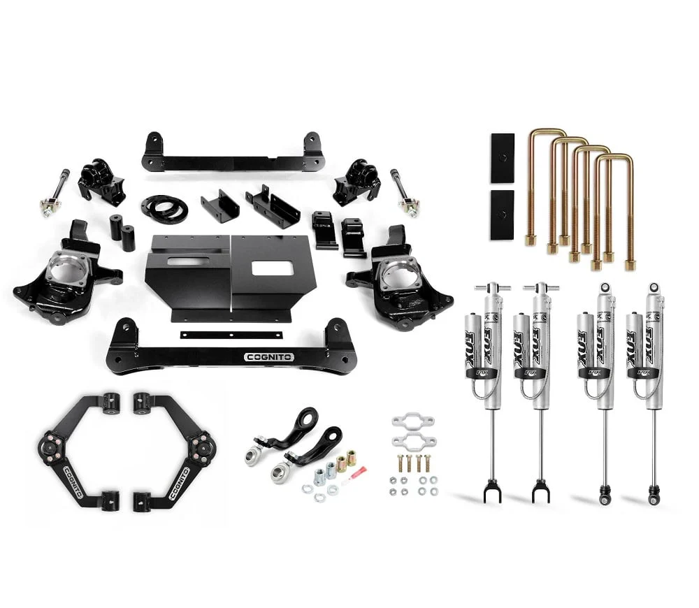 Cognito 4" Performance Lift Package with Fox Shocks 11-19 GM 6.6L Duramax