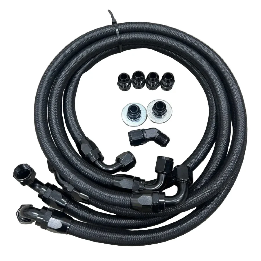 CR2 Performance & Fab Transmission Line Kit 01-05 GM 6.6L Duramax LLY/LB7 - Image 2