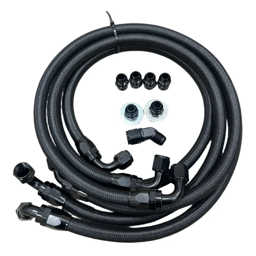 CR2 Performance & Fab Transmission Line Kit 01-05 GM 6.6L Duramax LLY/LB7 - Image 3