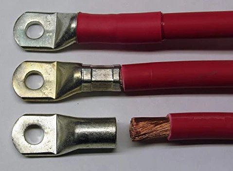 Custom Battery Cables Replacement Battery Cable Set 90-97 Ford 7.3L IDI / Powerstroke - Image 2