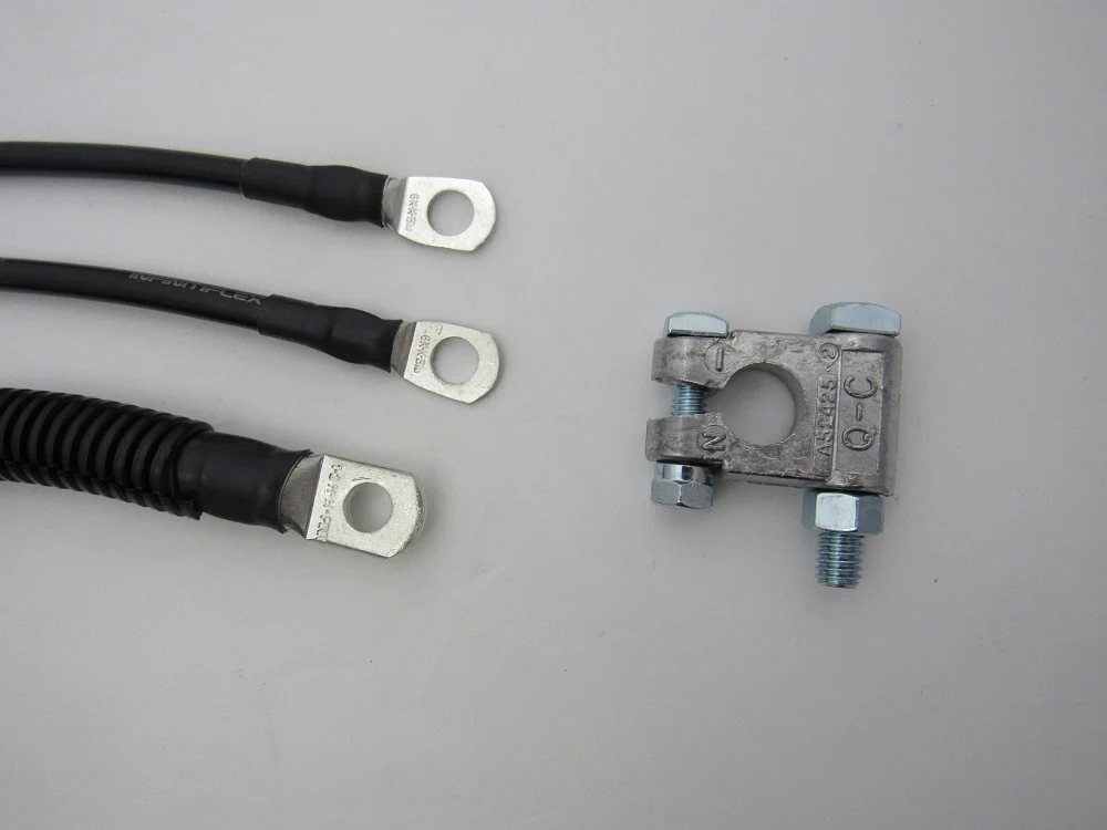 Custom Battery Cables Replacement Battery Cable Set 08-10 Ford 6.4L Powerstroke - Image 5