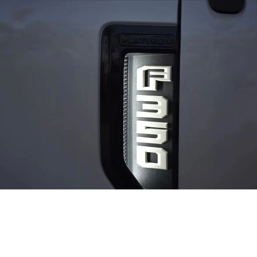 Customs Unlimited Fender Badge Lighting Kit 17-22 Ford 6.7L Powerstroke SuperDuty