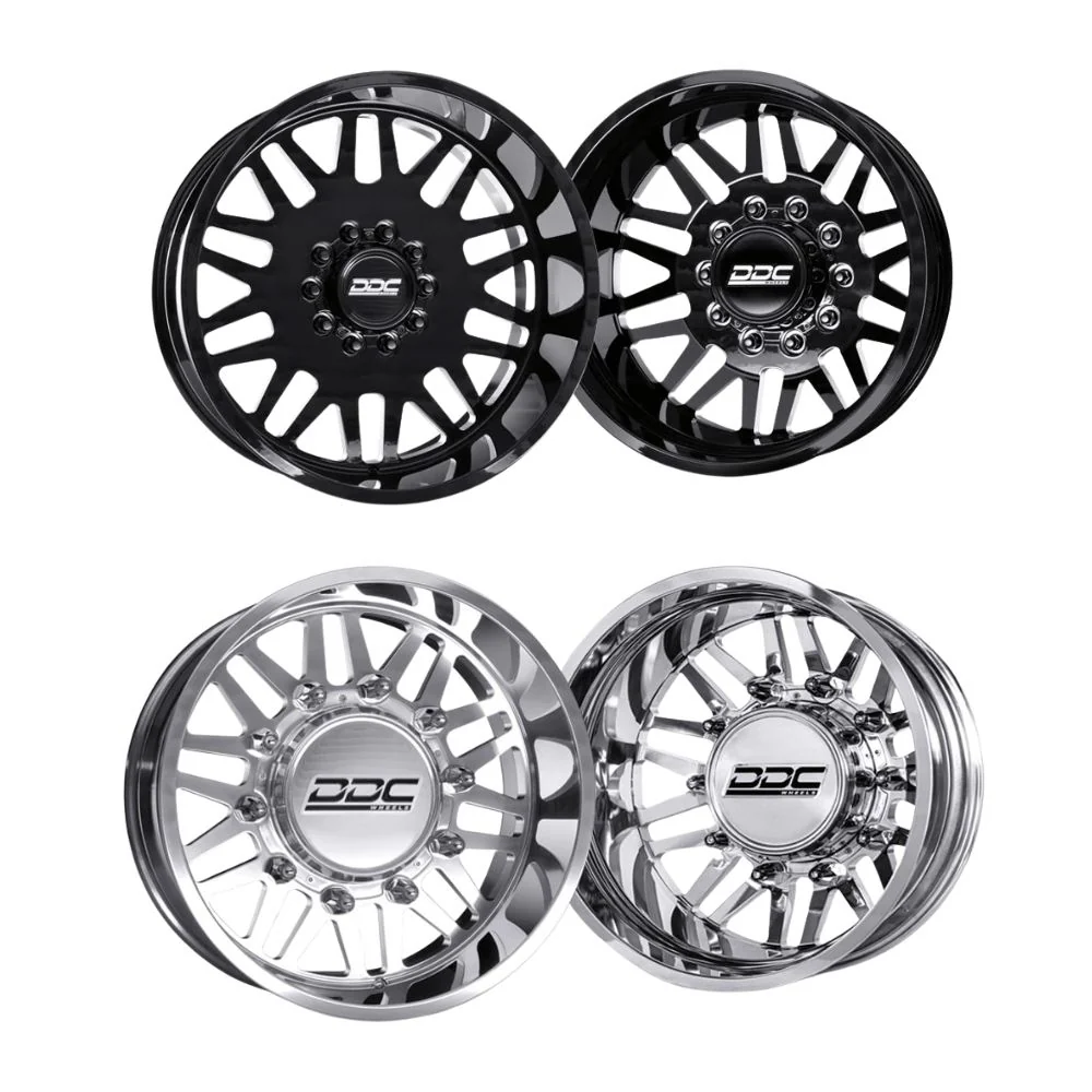 DDC Wheels Aftermath 22x8.25" Super Single Fronts | 8x210 | 11-25 GM 3500 DRW