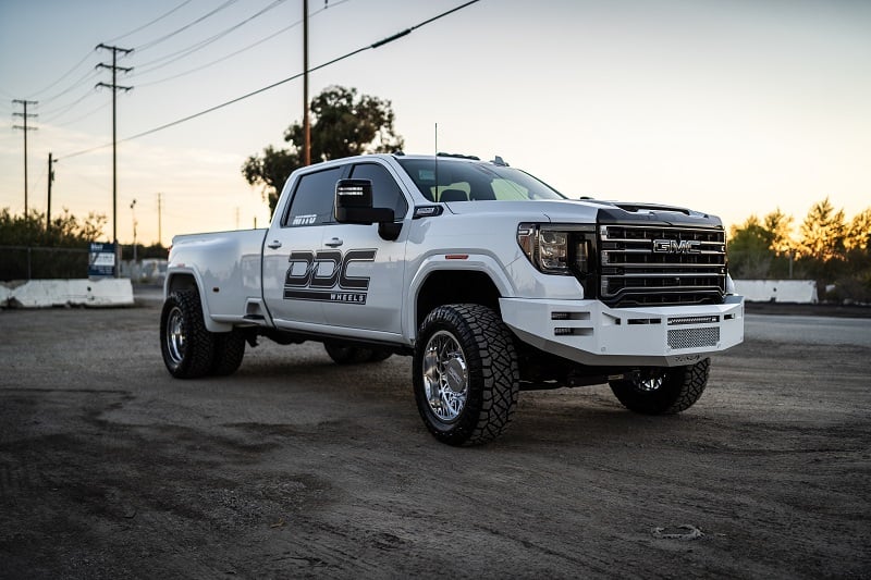 DDC Wheels Forged Polished Mesh 22"x8.25" Wheel Set  11-23 GM 3500 Dually - Image 4