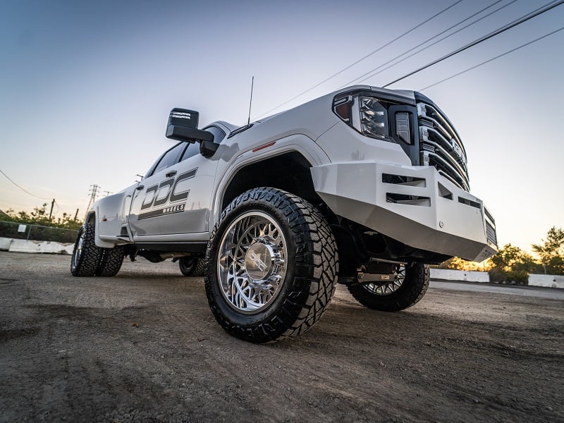 DDC Wheels Forged Polished Mesh 22"x8.25" Wheel Set  11-23 GM 3500 Dually - Image 5