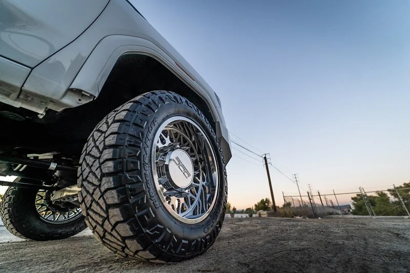 DDC Wheels Forged Polished Mesh 22"x8.25" Wheel Set  11-23 GM 3500 Dually - Image 6