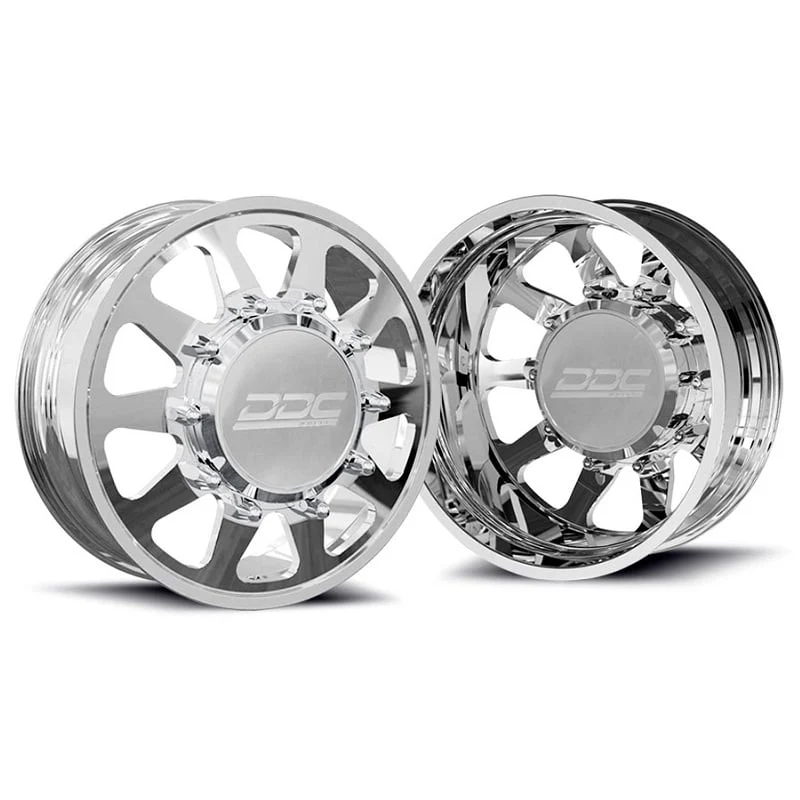 DDC Wheels Forged Polished The Ten 22"x 8.25" Wheel Set 11-23 GM 3500 Dually