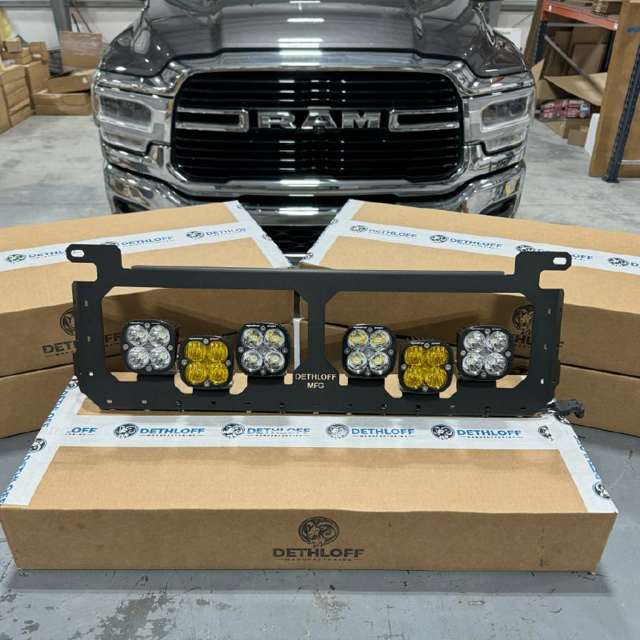 Dethloff High-Output Hidden Light Mounting Kit 19-24 Ram 6.7L Cummins - Image 3