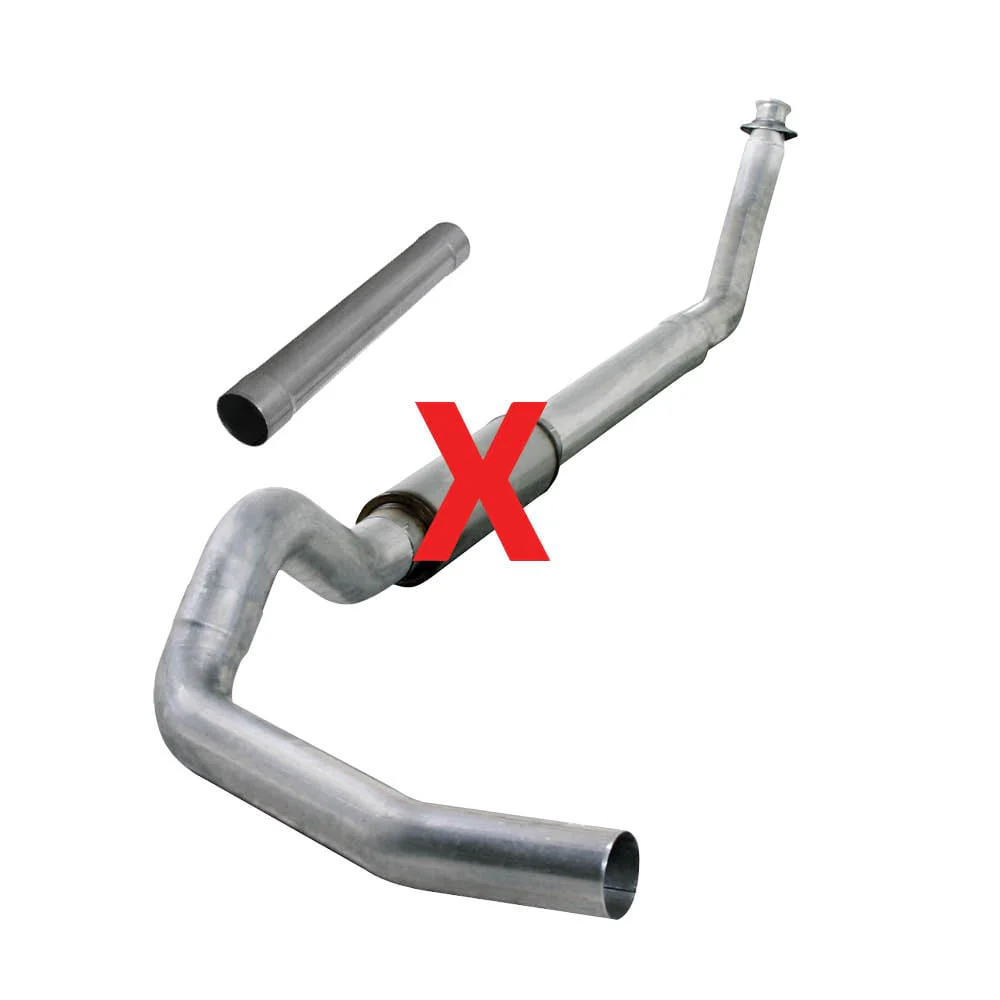 Diamond Eye 5" Aluminized HX40 Turbo Back Single Outlet Exhaust 98.5-02 Dodge 5.9L Cummins - Image 2