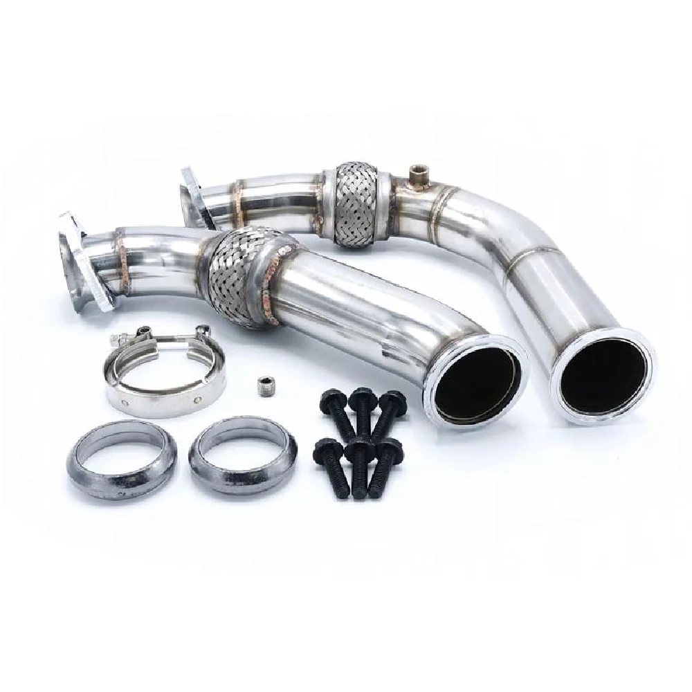 DieselSite Bellowed Stainless Crossover Pipe 92-00 GM 6.5 Diesel - Image 3