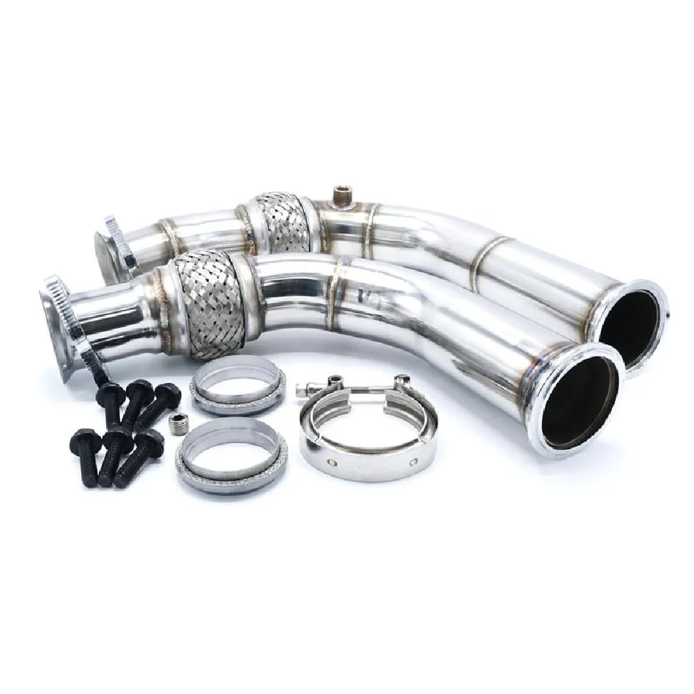 DieselSite Bellowed Stainless Crossover Pipe 92-00 GM 6.5 Diesel - Image 4