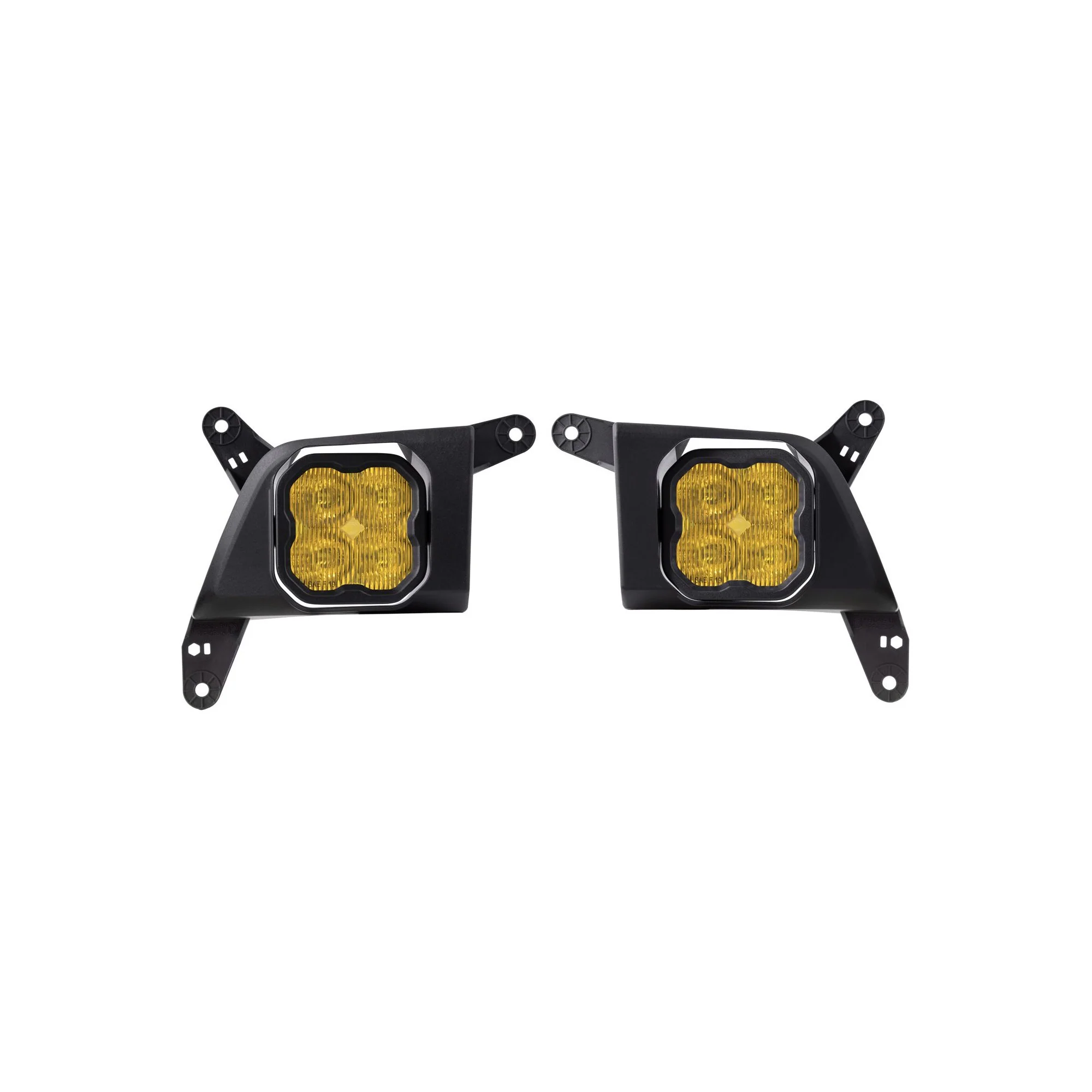 Diode Dynamics SS3 Type SV2 Fog Light Kit with Amber Backlight 19-23 Chevrolet Duramax - Image 2