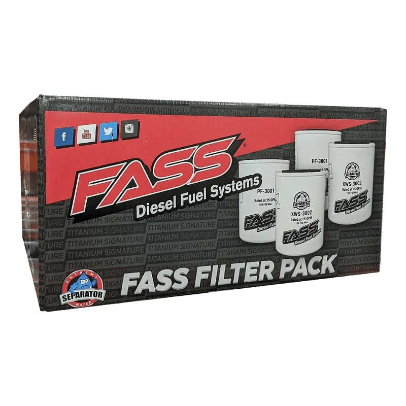 FASS Fuel Systems Titanium/Signature Series Water Separator & Fuel Filter Pack - Image 4