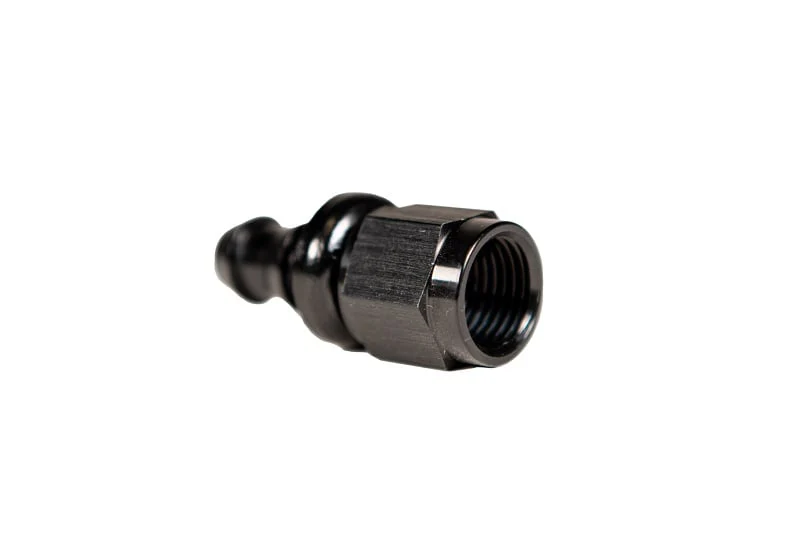 Fleece Performance -6 Straight to Hose Barb Black Anodized Fitting - Image 3