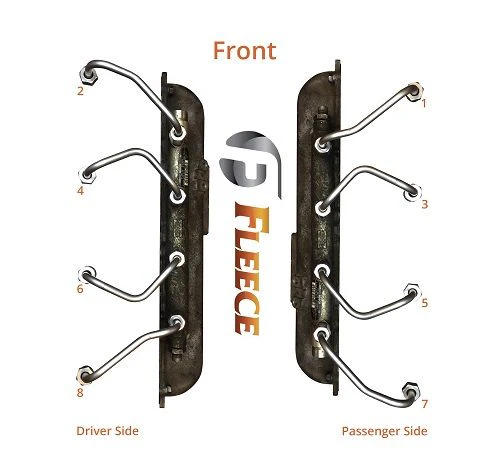 Fleece Performance Injection Line Set 01-04 GM 6.6L Duramax LB7 - Image 5