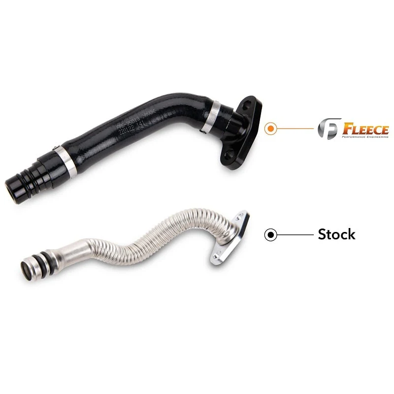 Fleece Performance Turbo Oil Drain Tube kit 07.5-18 Ram 6.7L Cummins - Image 3
