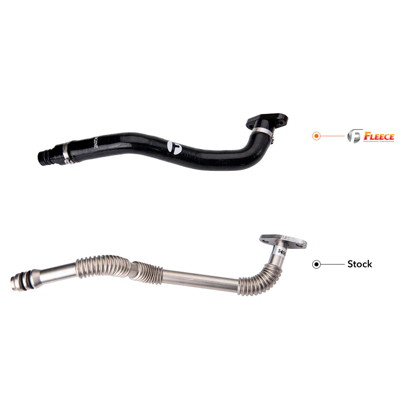 Fleece Performance Turbo Oil Drain Tube kit 19-22 Ram 6.7L Cummins - Image 4