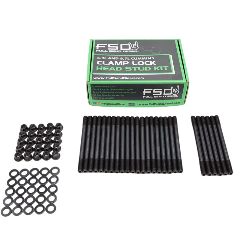 Full Send Diesel Clamp Lock Head Stud Kit 98.5-23 Ram 5.9L/6.7L Cummins - Image 2