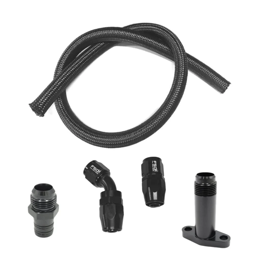 Full Send Diesel DIY High Flow -12AN Turbo Drain Kit 89-22 Dodge Ram 5.9L / 6.7L Cummins