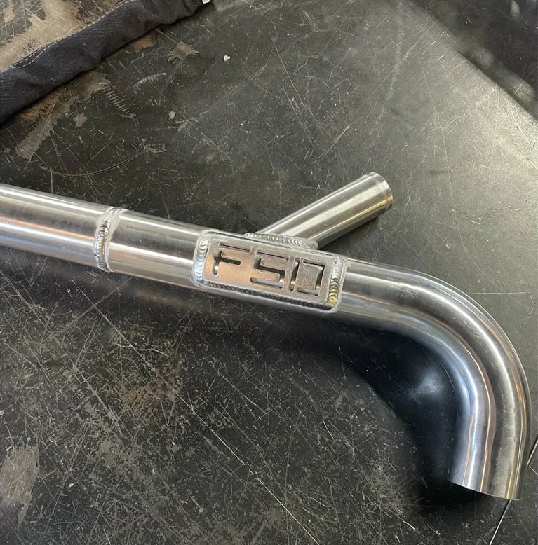 Full Send Diesel Fabricated Dual Radiator Upper Coolant Pipe Kit 13-15 Ram 6.7L Cummins - Image 4