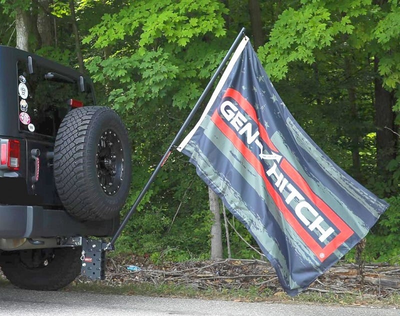 Gen-Y Receiver Hitch Flag Pole - Image 2