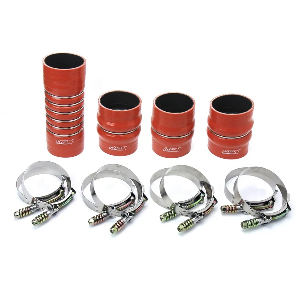 HPS High Temp Reinforced Silicone Intercooler Boot Kit 03-07 Dodge 5.9L Cummins - Image 2