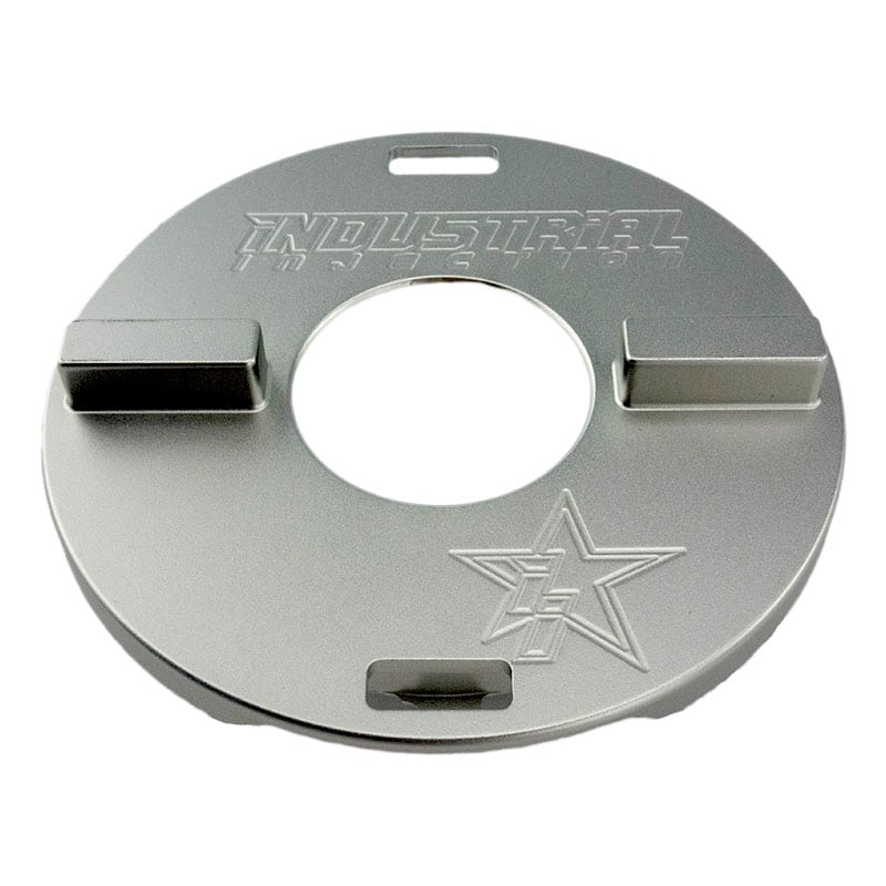 Industrial Injection Clear Anodized Billet Hood Drain Ring 17-19 GM 6.6L Duramax L5P - Image 2