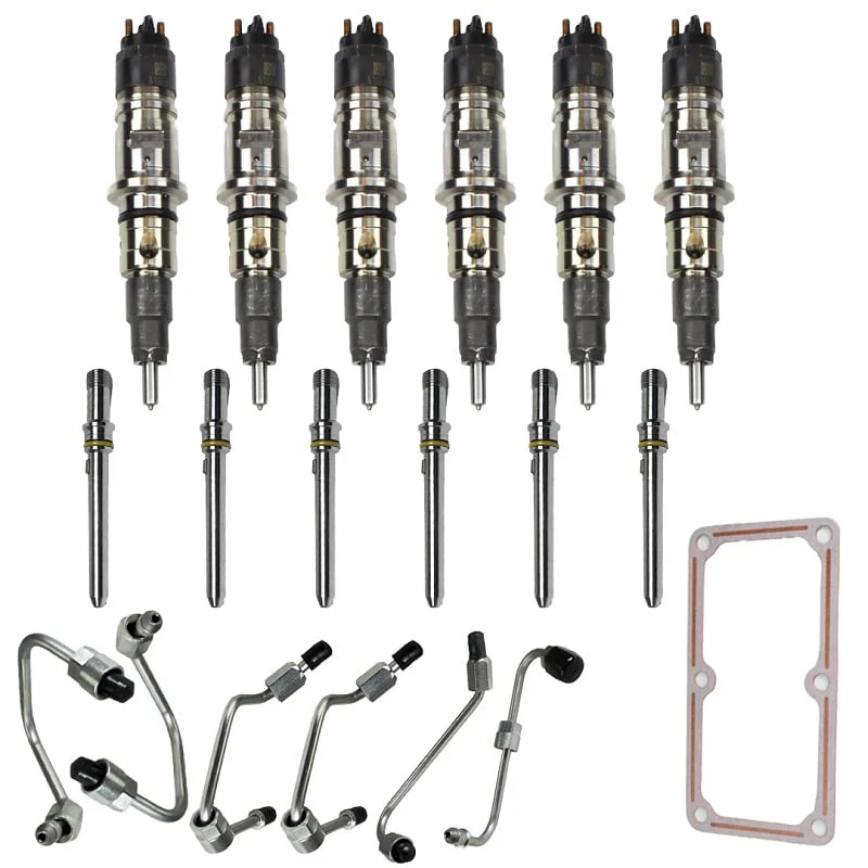 Industrial Injection Reman Stock Injector With Connector Tube & Fuel Lines 13-18 Ram 6.7L Cummins