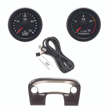 Isspro EV2 Column Kit With Pyrometer and Turbo Boost Gauges 99-04 Ford 7.3/6.0L Powerstroke